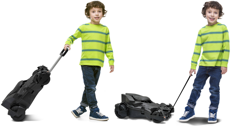 Illustration for article titled Making This Batmobile Suitcase Only Sized For Kids Was a Big Mistake